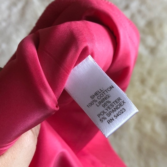 Banana Republic Pink Woven Textured Pencil Skirt - Picture 6 of 6